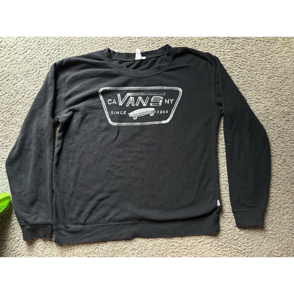 VTG 90s Vans Crew Neck Long Sleeve Shirt Men’s LARGE